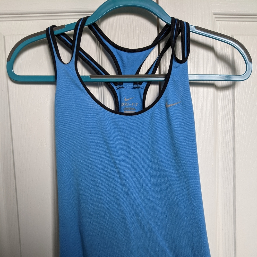 S Blue Nike women's racerback tank